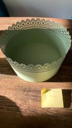 Metalen IKEA pot, Tuin en Terras, Bloempotten, Ophalen, Rond, Metaal, Minder dan 25 cm