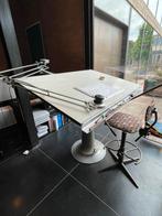 Vintage Pro Signa  tekentafel A0 formaat met kruk, Ophalen, Gebruikt, 150 tot 170 cm