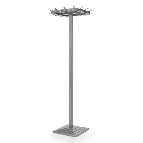 kapstok vrijstaand met 24 haken, grijs, Huis en Inrichting, Woonaccessoires | Kapstokken, Nieuw, Staande kapstok, 150 tot 200 cm