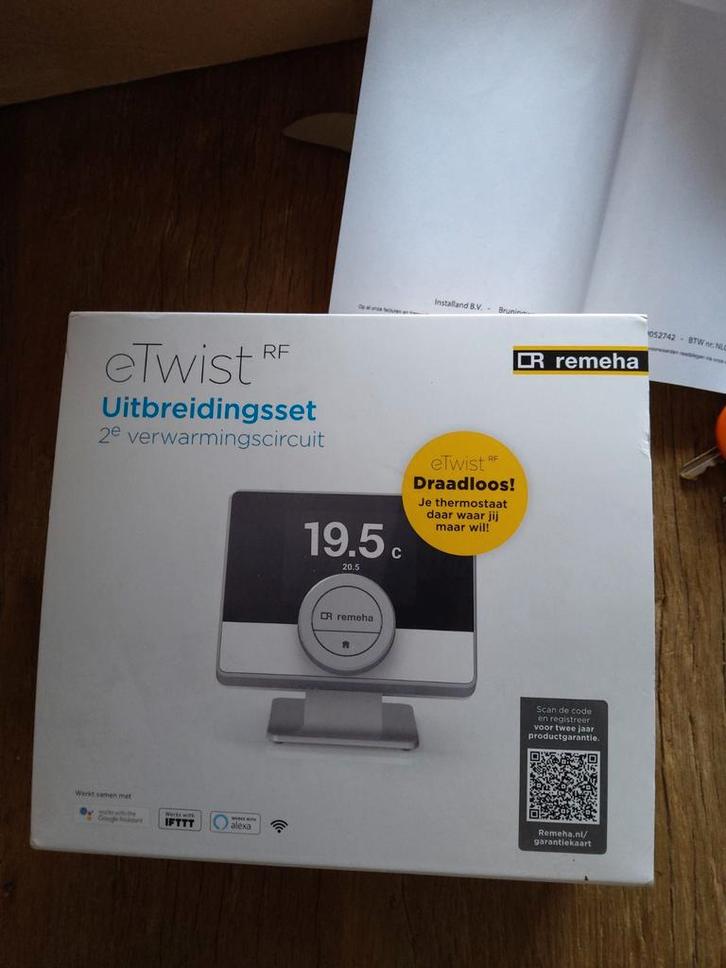 Remeha e-twist, Doe-het-zelf en Verbouw, Thermostaten, Nieuw, Ophalen