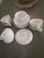 7 kop en schotels wit Arzberg servies sterk!, Ophalen of Verzenden, Zo goed als nieuw, Bord(en), Wedgwood