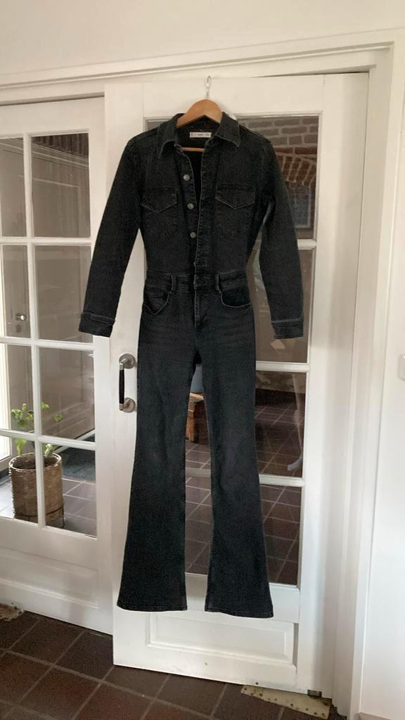 Spijkerpak spijker jumpsuit maat XS Mango jeans pak Zwart, Kleding | Dames, Jumpsuits, Zo goed als nieuw, Maat 34 (XS) of kleiner