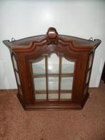 Vitrinekast (hang) - Mahonie - Barokstijl - 1958, Ophalen, Met deur(en), Barok, 50 tot 100 cm