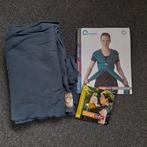 Babylonia tricot slen draagdoek baby blauw/grijs, Draagdoek, Buik of Rug, Zo goed als nieuw, Ophalen
