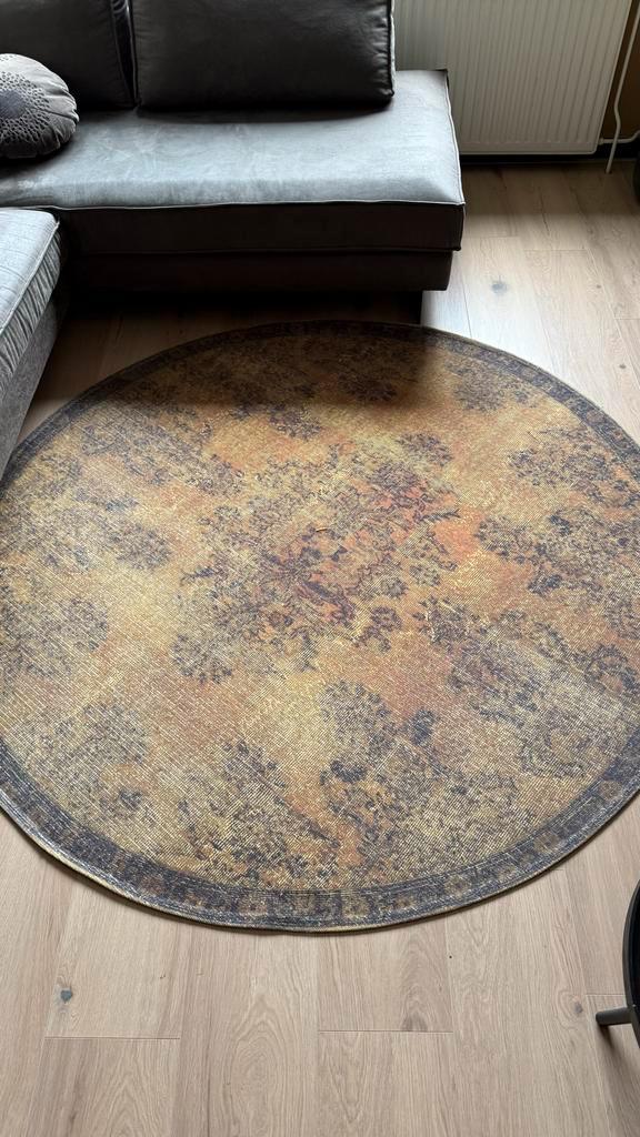 Rond Vloerkleed - Sfeervol en Stijlvol, Huis en Inrichting, Stoffering | Tapijten en Kleden, Gebruikt, 150 tot 200 cm, 200 cm of meer