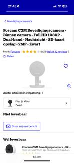 Foscam binnen camara, Ophalen of Verzenden, Zo goed als nieuw, Zangmicrofoon