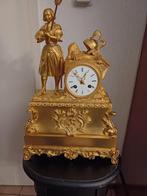 Vuurvergulde bronzen klok, grandioos mooi, Antiek en Kunst, Antiek | Klokken, Ophalen