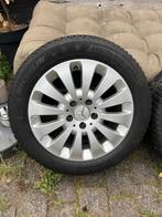 Lichtmetalen velgen met winterbanden 205/55 r16 91H/91T, Ophalen, 16 inch, Banden en Velgen, 205 mm