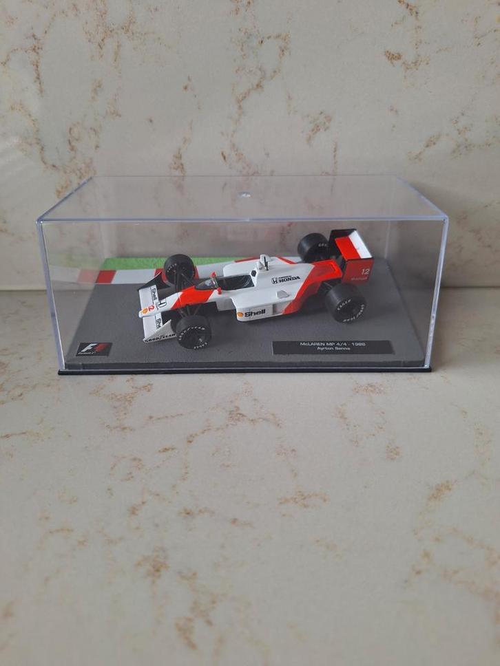 Mclaren MP 4/4 1988 - Ayrton Senna, Hobby en Vrije tijd, Modelauto's | 1:43, Ophalen