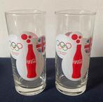 2 Coca-Cola glazen tgv Olympische zomerspelen 2012.H.13,5 cm, Ophalen of Verzenden, Zo goed als nieuw, Frisdrankglas