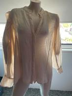 Shoeby blouse met werkje in de stof xxl, Kleding | Dames, Blouses en Tunieken, Beige, Maat 46/48 (XL) of groter, Ophalen of Verzenden