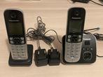 Panasonic DECT Telefoon - 2 Handsets, Ophalen of Verzenden, Gebruikt, 2 handsets, Stralingsarm