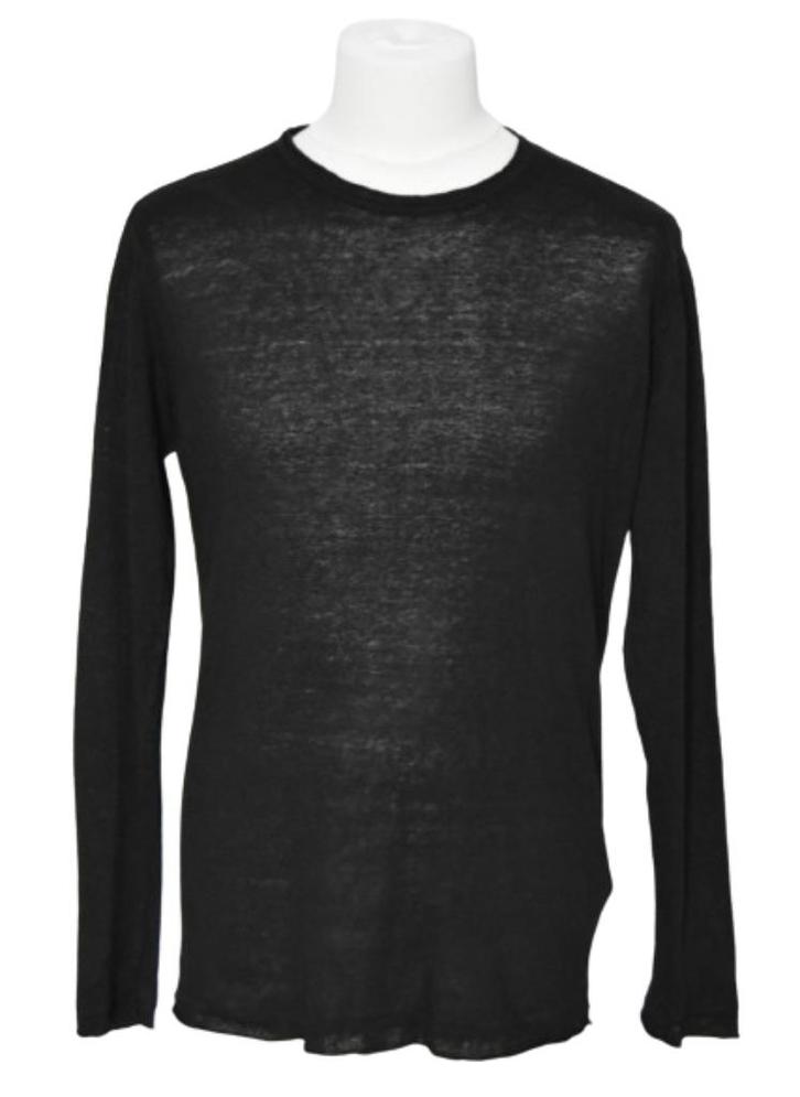 Nieuwe Knit Society linnen trui Paola Nero, zwart, Mt. L, Kleding | Heren, Truien en Vesten, Nieuw, Maat 52/54 (L), Zwart, Verzenden