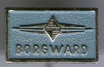 BORGWARD grijs op zilverkleurig auto speldje ( A_123 ), Verzamelen, Speldjes, Pins en Buttons, Verzenden, Zo goed als nieuw, Transport