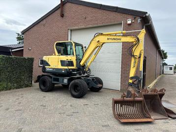 Hyundai Robex 55W-9 Mobiele kraan graafmachine 4 Buckets! beschikbaar voor biedingen