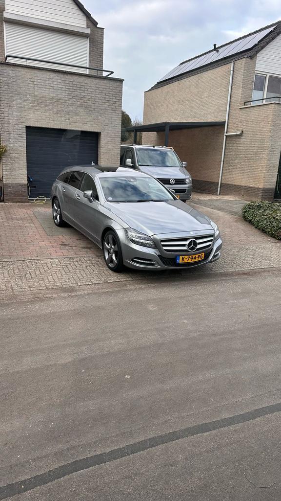 Mercedes-Benz CLS 350 Blue Eff.shbr Aut7 2014 Grijs, Auto's, Mercedes-Benz, Bedrijf, CLS, Benzine, C, Stationwagon, Automaat, Geïmporteerd
