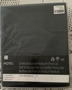 Hotel Dekbedovertrekset Hema 140x200/220 cm, Eenpersoons, Zwart, Dekbedovertrek, Ophalen of Verzenden