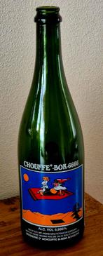Lege fles Chouffe Bok 6666 bier collector's item uit 1996, Verzamelen, Biermerken, Ophalen of Verzenden, Zo goed als nieuw, Flesje(s)