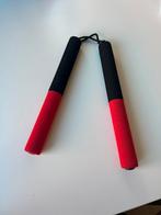 nunchaku met foam, Sport en Fitness, Vechtsporten en Zelfverdediging, Ophalen of Verzenden, Zo goed als nieuw, Judo, Vechtsportmateriaal