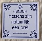 Soldaat van Oranje - Tegel met tekst (15x15 cm), Ophalen of Verzenden, Zo goed als nieuw, Overige typen