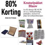 80% Korting op Knutselpakket Blauw, Hobby en Vrije tijd, Knutselen, Ophalen, Info@abcwinkel.nl, Nieuw, X