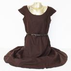 Schitterende Laura Ashley Jurk - 89 (Maat 42) € 85,-, Bruin, Maat 42/44 (L), Ophalen of Verzenden, Zo goed als nieuw