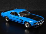 Welly 1:18 1969 Ford Mustang Boss 302 blauw, Auto, Onbekend, Nieuw, Ophalen of Verzenden