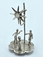 18e eeuwse Zilver miniatuur  Drie Koningen, Verzenden, Zilver