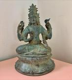 Oud bronzen beeld van Hindu God Shiva. Kunst en Design, Ophalen of Verzenden