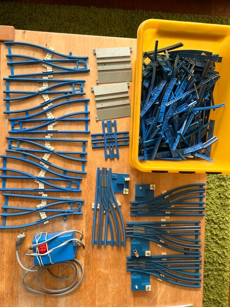 Lego 12V / 4,5v Spoorweg met Extra Onderdelen, Kinderen en Baby's, Speelgoed | Duplo en Lego, Ophalen of Verzenden, Gebruikt