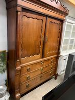 Antiek eiken kabinet kast, Ophalen