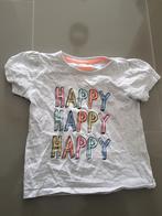 Meisjes t-shirt Happy Happy Happy maat 92, Meisje, Ophalen of Verzenden, Zo goed als nieuw