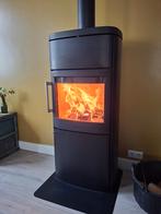 Houtkachel Hwam 4660 met automatische regeling en warmte ops, Huis en Inrichting, Ophalen of Verzenden, Zo goed als nieuw, Hout