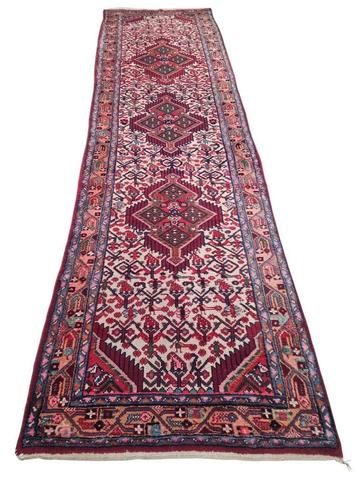 Handmade Persian wool Hamadan carpet runner Iran 85x300cm beschikbaar voor biedingen