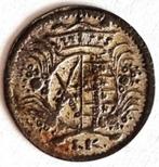 Duitsland-Saksen: 3 pf 1697 ZF+, Ophalen of Verzenden, Duitsland, Losse munt, Zilver