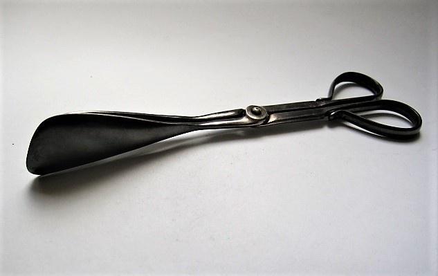 Mooie zwaar verzilverde art deco gebaktang (), Antiek en Kunst, Curiosa en Brocante, Ophalen