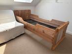 Steigerhouten bed met spiraalbodem en zgan matras, Huis en Inrichting, Slaapkamer | Bedden, Ophalen, 90 cm, Eenpersoons, Steigerhout