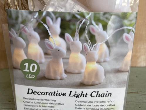 Lichtslinger konijntje haasjes. Lichtsnoer pasen. NIEUW., Huis en Inrichting, Woonaccessoires | Overige, Nieuw, Ophalen