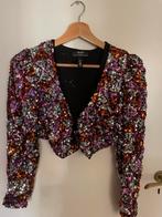 Glitter pailletten jasje xs / s pride, Ophalen, Bershka, Zo goed als nieuw, Jasje