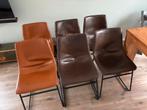 By-Boo Stoelen - Set van 6 (gratis op te halen), Ophalen, Gebruikt, Bruin, Metaal