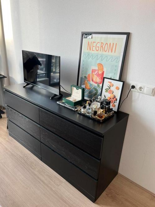 IKEA Malm ladekast met 6 lades, Huis en Inrichting, Kasten | Ladekasten, Zo goed als nieuw, Minder dan 100 cm, 50 tot 100 cm, 25 tot 50 cm