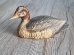 Mooi Vintage Beeld van een mooie lieve eend Porselein, Verzenden, Gebruikt, Dier