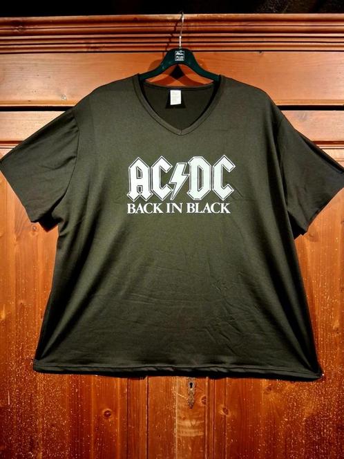 zwart v-hals shirt AC/DC 50/52, Kleding | Dames, Grote Maten, Shirt of Top, Zwart, Ophalen of Verzenden