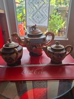 Theepot en melkkannetje en suiker potje, Antiek en Kunst, Antiek | Servies los, Ophalen of Verzenden