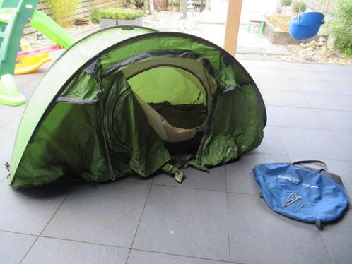 Pop-up tent 2 persoons Wildebeast Base camp Shinga green, Caravans en Kamperen, Tenten, tot en met 2, Zo goed als nieuw, Ophalen of Verzenden