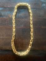 Dikke zware goudkleurige ketting 70 cm., Nieuw, Goud, Overige materialen, Ophalen of Verzenden