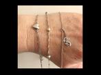 Bijzonder Enkelbandjes gemaakt van Zilver!, Verzenden, Zilver, Armband