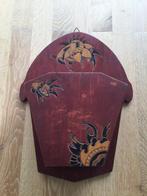 Borstelhouder met batik Amsterdamse school. Periode jaren 30, Antiek en Kunst, Antiek | Woonaccessoires, Ophalen of Verzenden
