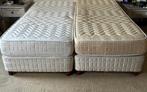 Box spring 180 x 210, Huis en Inrichting, Slaapkamer | Boxsprings, Ophalen, Gebruikt, Bruin, 210 cm