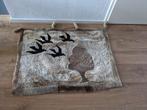 Kleed vacht/leer, Gebruikt, 50 tot 100 cm, Bruin, Rechthoekig